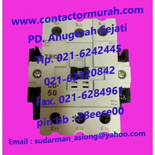 Contactor type CU50 TECO