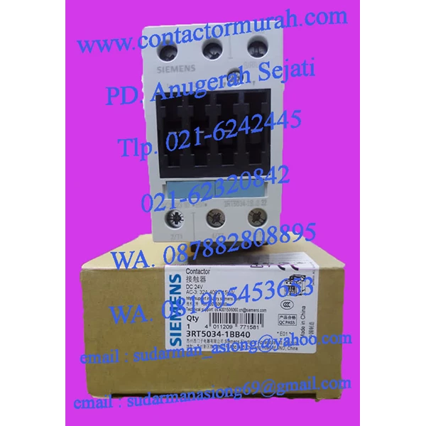 contactor magnetic siemens type 3RT5034 32A