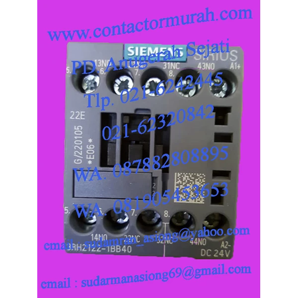 Siemens type 3RH2122 contactor 10A