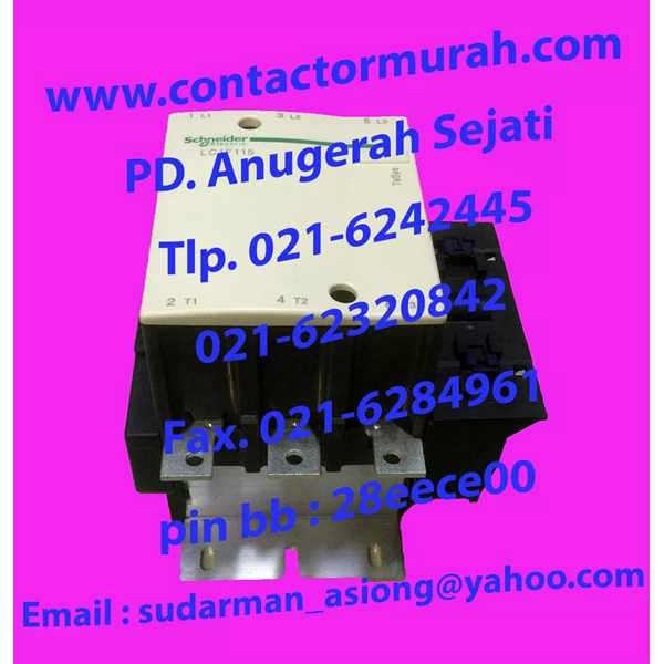Contactor magnetic Schneider LC1F115