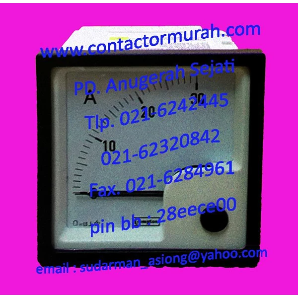 Crompton type E24301AGNLNL ampermeter