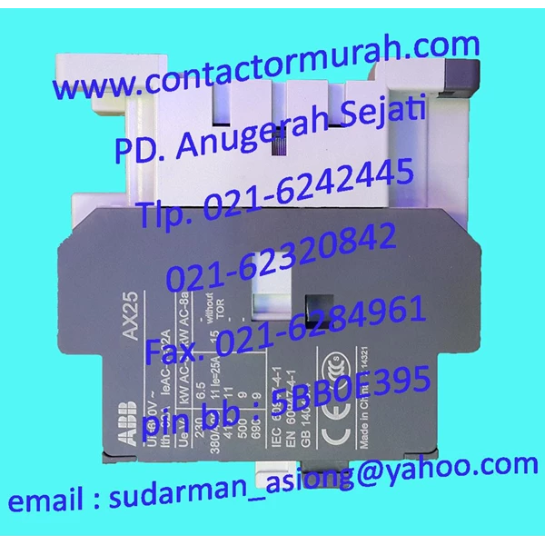 AX25 contactor ABB 32A